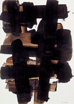 brou de noix sur papier 76 x 54 cm, 1959