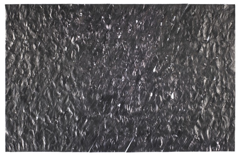Choi Byung-So, Sans titre, 2009Stylo bille et mine de plomb sur papier journal — 50 × 78 cmCourtesy of the artist & Galerie Maria Lund, Paris