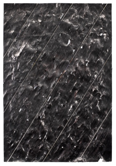 Byung-So Choi, Sans titre, 2016Stylo et mine de plomb sur papier journal — 57 × 38 cmCourtesy of the artist & Galerie Maria Lund, Paris